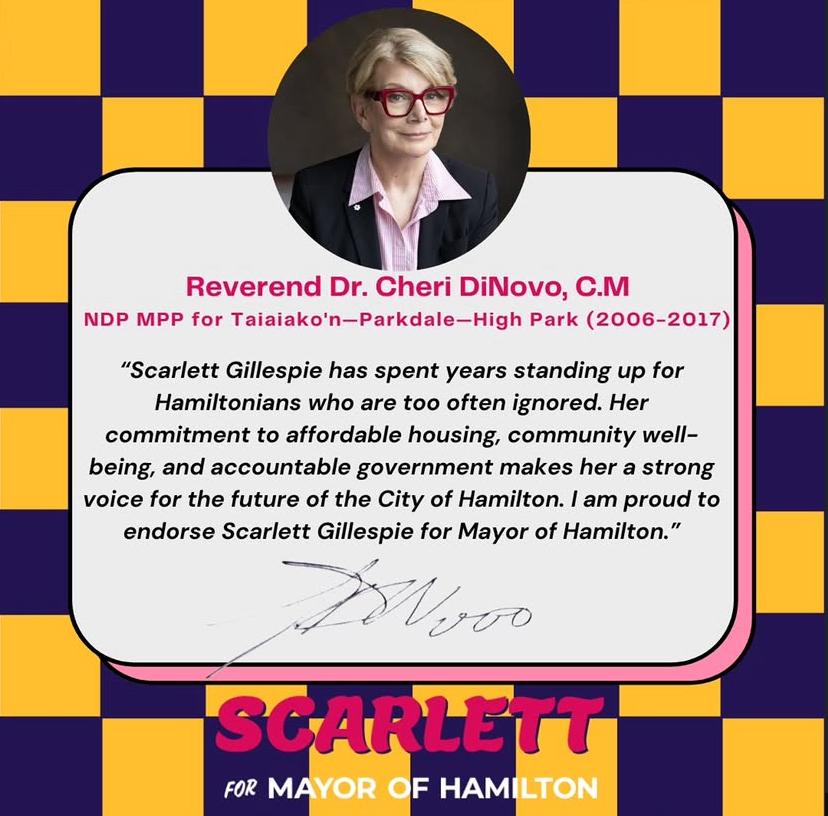 A Word of Endorsement from Reverend Dr. Cheri DiNovo – June 20, 2026