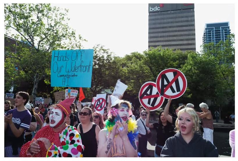 Hamilton Community Members Come Together to Resist the Proposed AI Data Center – June 17, 2026
