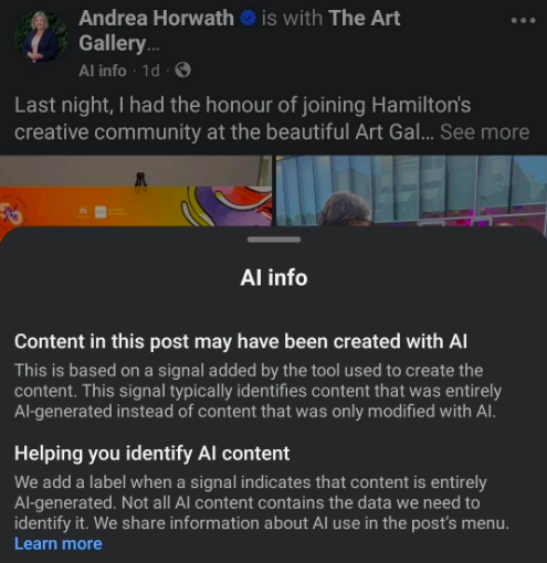 Andrea Horwath’s Use of AI – July 12, 2026