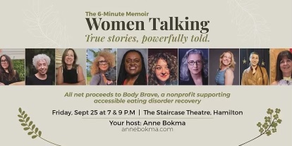 Feature in the 6-Minute Memoir: Women Talking – August 12, 2026
